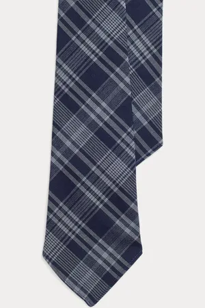 Ralph Lauren Vintage-Inspired Plaid Cotton Tie