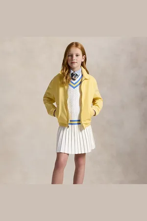 Ralph Lauren Cricket-Stripe Cotton Jumper Dress