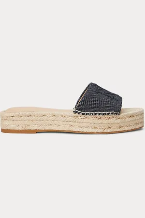 Ralph Lauren Polly Cross-Dyed Canvas Espadrille