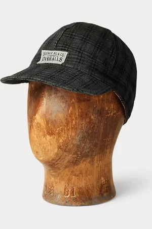 Ralph Lauren Plaid Jacquard Denim Engineer Cap