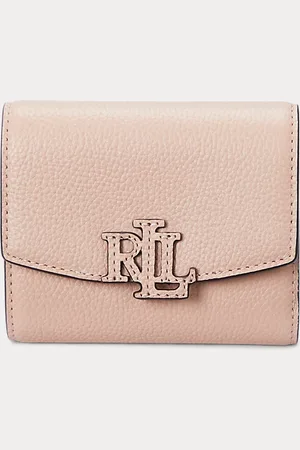 Ralph Lauren Pebbled Small Cameryn Flap Wallet