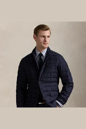 Ralph Lauren Quilted Linen Down Jacket