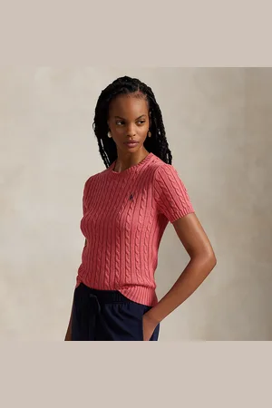 Ralph Lauren Cable-Knit Cotton Short-Sleeve Jumper