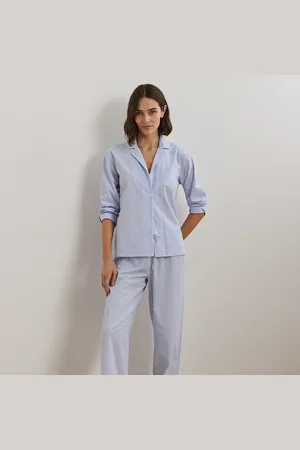 Ralph Lauren Striped Cotton Poplin Sleep Set