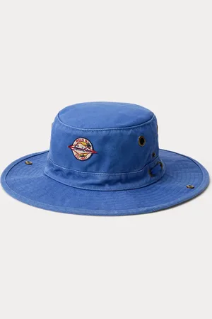 Ralph Lauren Logo-Patch Canvas Bucket Hat