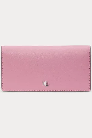 Ralph Lauren Crosshatch Leather Slim Wallet