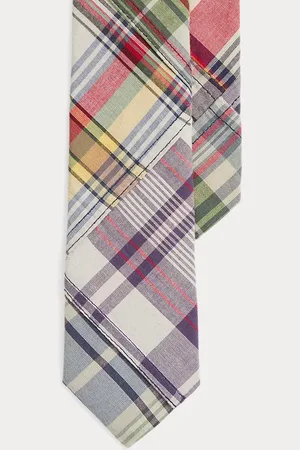 Ralph Lauren Patchwork Plaid Cotton Tie