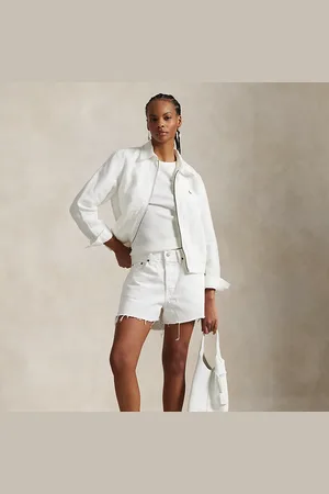 Ralph Lauren Raw-Hem Denim Short