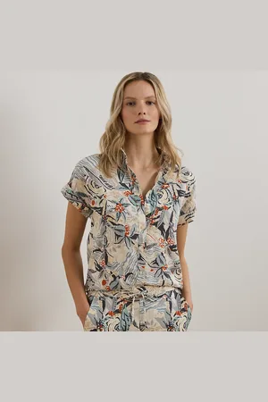 Ralph Lauren Relaxed Fit Print Short-Sleeve Shirt