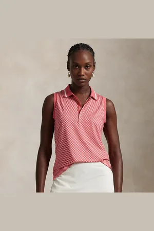 Ralph Lauren Tailored Fit Sleeveless Polo Shirt