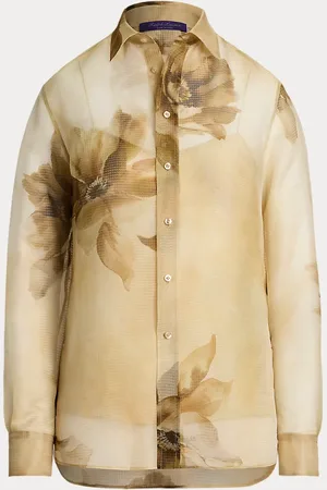 Ralph Lauren Adrien Relaxed Fit Floral Gauze Shirt