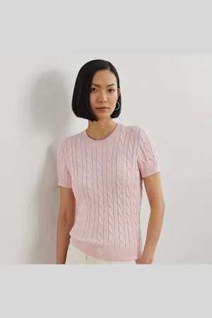 Ralph Lauren Cable-Knit Cotton Short-Sleeve Jumper