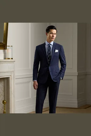 Ralph Lauren Gregory Handmade Pinstripe Wool Suit