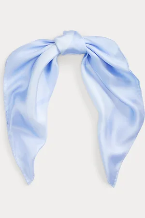 Ralph Lauren Logo-Print Silk Square Scarf
