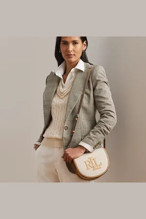 Ralph Lauren Canvas & Leather Medium Witley Crossbody