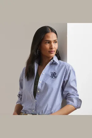 Ralph Lauren Relaxed Fit Striped Stretch Cotton Shirt