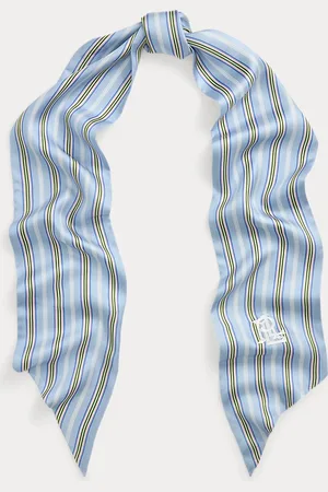 Ralph Lauren Striped Silk Scarf
