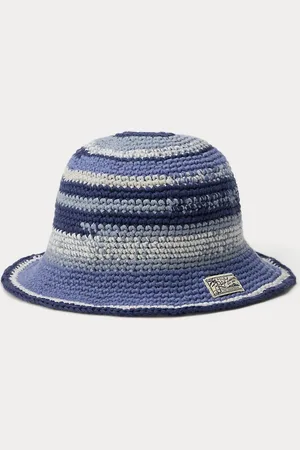 Ralph Lauren Striped Crocheted Bucket Hat