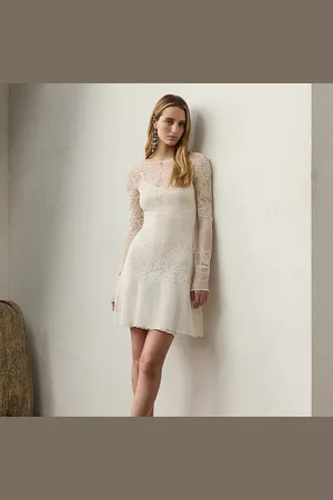 Ralph Lauren Silk Lace Jumper Day Dress