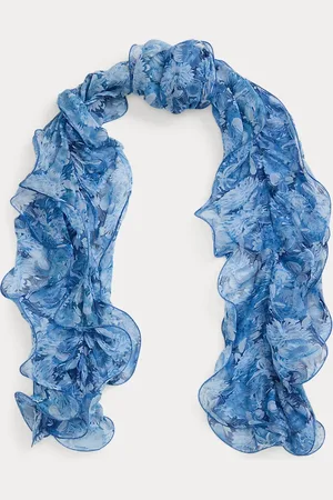 Ralph Lauren Floral Ruffled Scarf