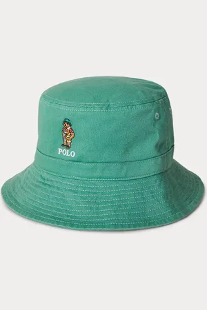 Ralph Lauren Polo Bear Cotton Twill Bucket Hat