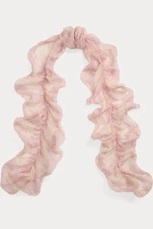 Ralph Lauren Floral Ruffled Scarf