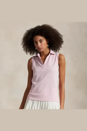Ralph Lauren Tailored Fit Sleeveless Polo Shirt