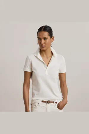 Ralph Lauren Floral-Logo Cotton Piqu?? Polo Shirt
