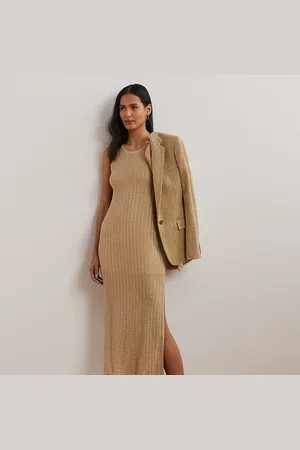 Ralph Lauren Pointelle-Knit Sleeveless Jumper Dress