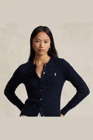 Ralph Lauren Cable-Knit Cotton Cardigan