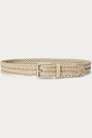 Ralph Lauren Braided Vachetta Leather Belt