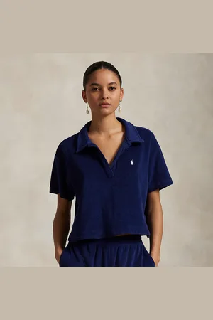 Ralph Lauren Terry Polo Shirt and Short Cover-Up Set