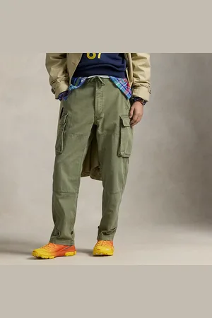 Ralph Lauren Relaxed Fit Herringbone Twill Cargo Trouser