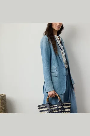 Ralph Lauren The Ralph Lauren Braided Raffia Tote