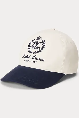 Ralph Lauren Crest-Embroidered Twill Ball Cap