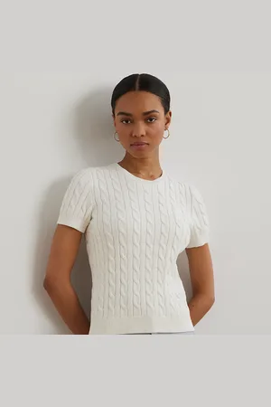 Ralph Lauren Cable-Knit Cotton Short-Sleeve Jumper