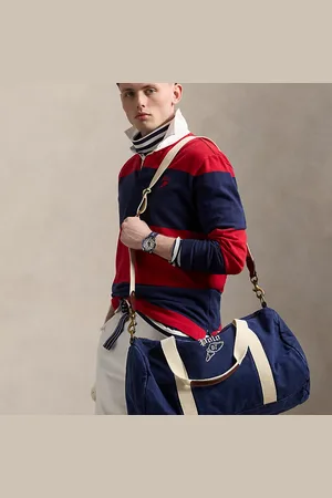 Ralph Lauren Embroidered Canvas Duffel