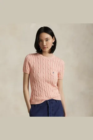 Ralph Lauren Cable-Knit Cotton Short-Sleeve Jumper