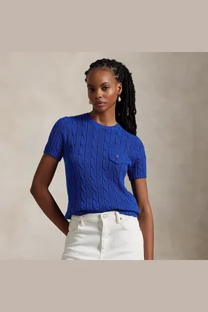 Ralph Lauren Cable-Knit Cotton Short-Sleeve Jumper