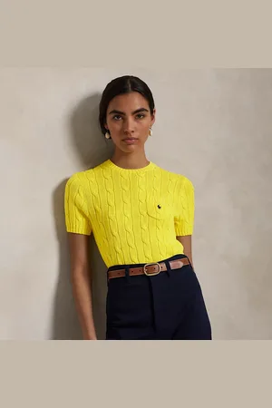 Ralph Lauren Cable-Knit Cotton Short-Sleeve Jumper