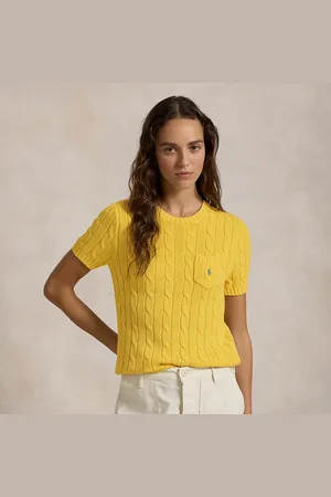 Ralph Lauren Cable-Knit Cotton Short-Sleeve Jumper