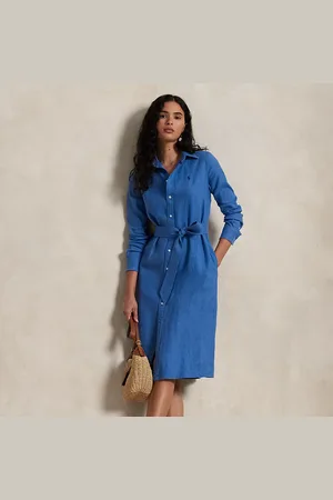 Ralph Lauren Belted Linen Shirtdress