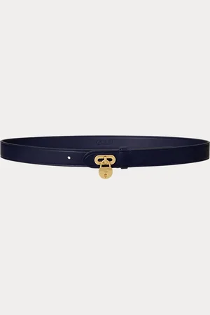 Ralph Lauren Padlock Leather Belt