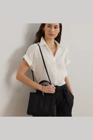 Ralph Lauren Nylon Small Stevie Tote Bag