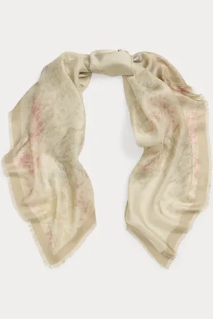Ralph Lauren Floral Silk Square Scarf