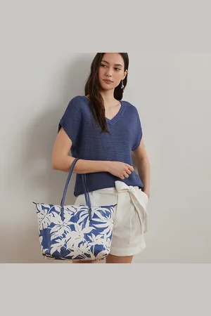 Ralph Lauren Nylon Medium Keaton Tote Bag