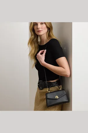 Ralph Lauren Leather Small Farrah Satchel
