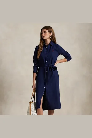 Ralph Lauren Belted Linen Shirtdress