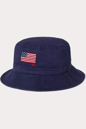 Ralph Lauren Flag Cotton Twill Bucket Hat