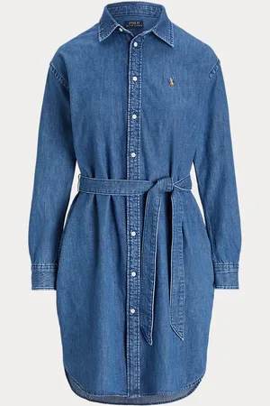 Ralph Lauren Belted Denim Shirtdress
